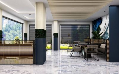 Na predaj nové 3-izbové byty v centre mesta Alanya - výborná investícia APM - 17