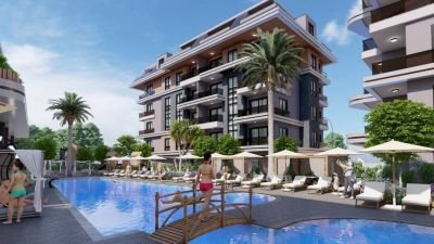 Turecko - nové byty vo výstavbe Alanya - Oba APM - 7