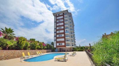 Zariadený apartmán s výhľadom na more Alanya - Tosmur APM - 1