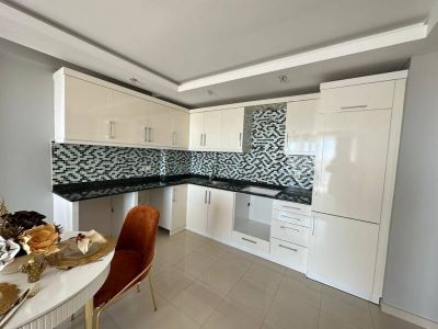 Zariadený apartmán s výhľadom na more Alanya - Tosmur APM - 9