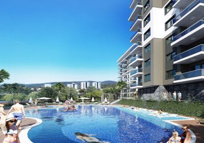 Nové byty na predaj v Turecku Avsallar, za nízku cenu APM - 1