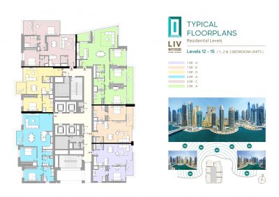 LIV WATERSIDE DUBAI MARINA Rezort, Dubaj - 24