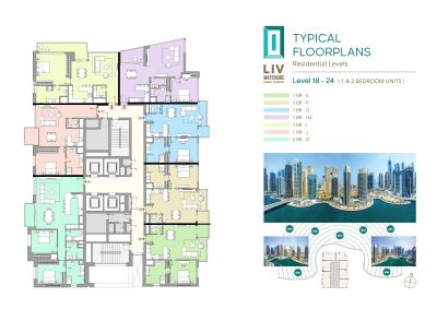 LIV WATERSIDE DUBAI MARINA Rezort, Dubaj - 27