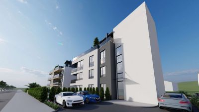 ZADAR - SUKOŠAN, luxusný apartmán s veľkou strešnou terasou (106,25 m2) hneď v prvom rade pri mori - 9