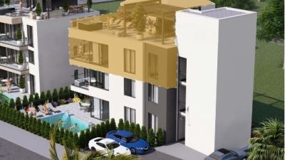 ZADAR - SUKOŠAN, luxusný apartmán s veľkou strešnou terasou (106,25 m2) hneď v prvom rade pri mori - 17