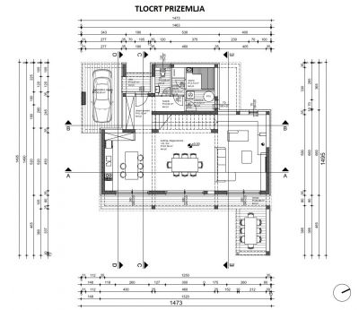 ZADAR - ZATON, luxusná dvojposchodová vila na pozemku 761 m2 s dvoma bazénmi - 11