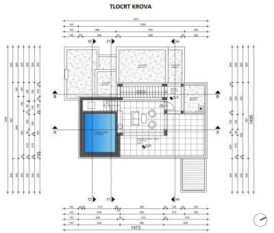 ZADAR - ZATON, luxusná dvojposchodová vila na pozemku 761 m2 s dvoma bazénmi - 10