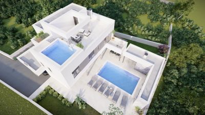 ZADAR - ZATON, luxusná dvojposchodová vila na pozemku 761 m2 s dvoma bazénmi - 7