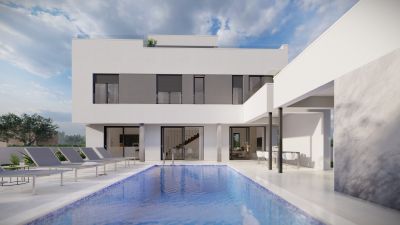 ZADAR - ZATON, luxusná dvojposchodová vila na pozemku 761 m2 s dvoma bazénmi - 4