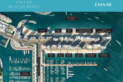 Apartmány Seapoint at Emaar Beachfront, Dubaj - 6