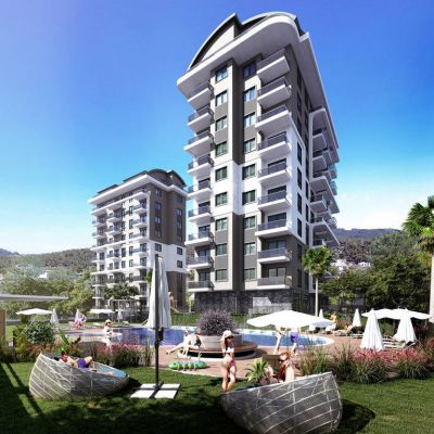 Nové byty na predaj v Turecku Avsallar, za nízku cenu APM - 4