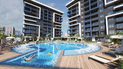 Nové byty na predaj v Turecku - centrum mesta Alanya APM - 1