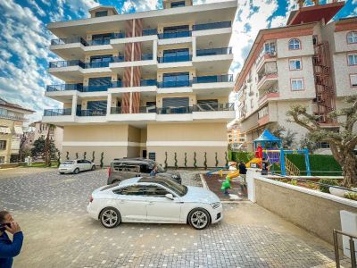 Nové apartmány s výhľadom na more vo výstavbe na predaj, Alanya - Hasbahçe APM - 10