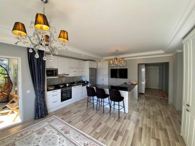 Na predaj svetlý vzdušný a priestranný apartmán s 2 spálňami Alanyi Cikcilli APM - 3