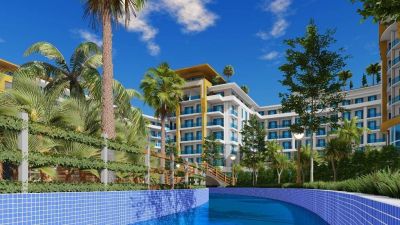 Azurový svet - najväčší rezidenčný projekt a hotel v krásnej lokalite Alanya - Turkler Avsallar APM - 16