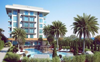 Nové apartmány v prvej línii od mora, Alanya - Kestel APM - 21