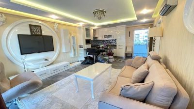 Krásny zariadený apartmán s výhľadom na more Alanya - Kestel APM - 4