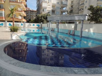 Prvotriedny luxusný rezidenčný komplex s výhľadom na more v centre mesta Alanya APM - 28