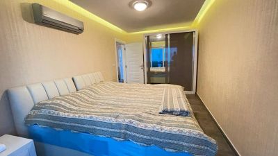 Krásny zariadený apartmán s výhľadom na more Alanya - Kestel APM - 7