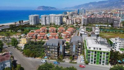 Nové moderné byty len 200 m od pláže Alanya - Kestel APM - 24