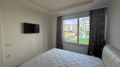 Zariadený apartmán na prvej línii s výhľadom na more Alanya - Kestel APM - 7