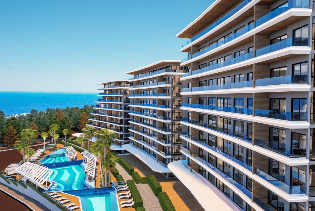 Ponúkame na predaj byty v luxusnom komplexe Turecko Alanya Kargıcak APM - 1
