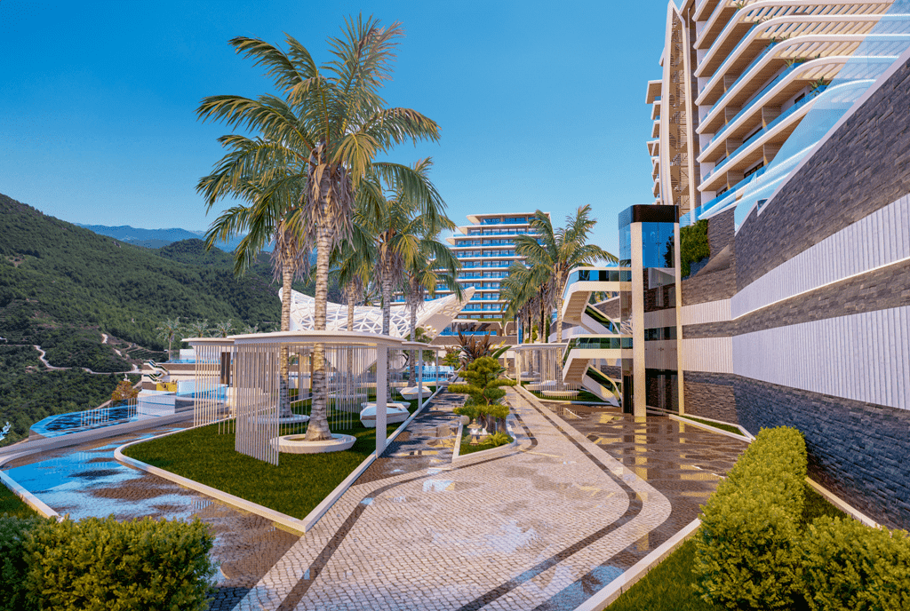 Ponúkame na predaj byty v luxusnom komplexe Turecko Alanya Kargıcak APM - 30