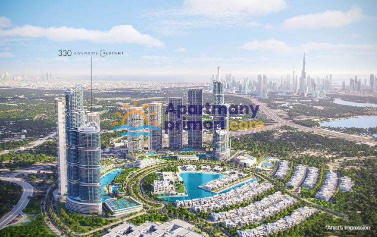 Apartmány Dubaj, 330 Riverside Crescent - Sobha Hartland II