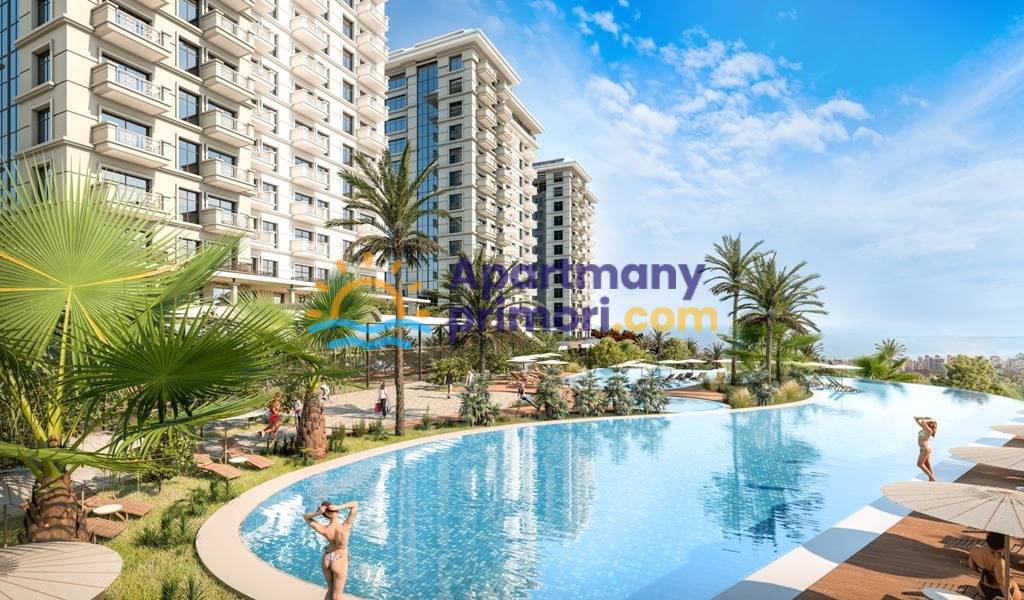 Lacné luxusné apartmány v pokojnej lokalite, Alanya - Mahmutlar Turecko APM