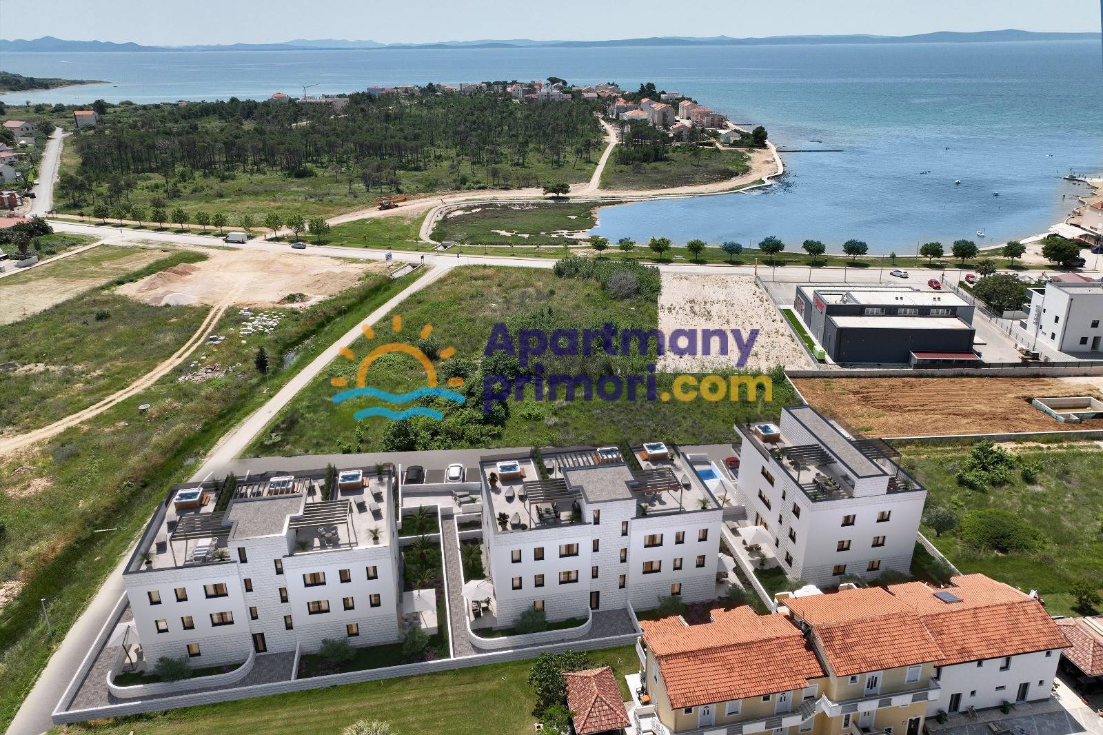 ZADAR - PRIVLAKA, apartman s očarujúcim výhľadom na more