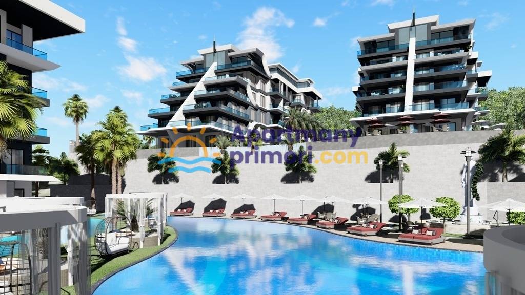 Moderné byty vo výstavbe na predaj v Turecku, Alanya - Oba APM