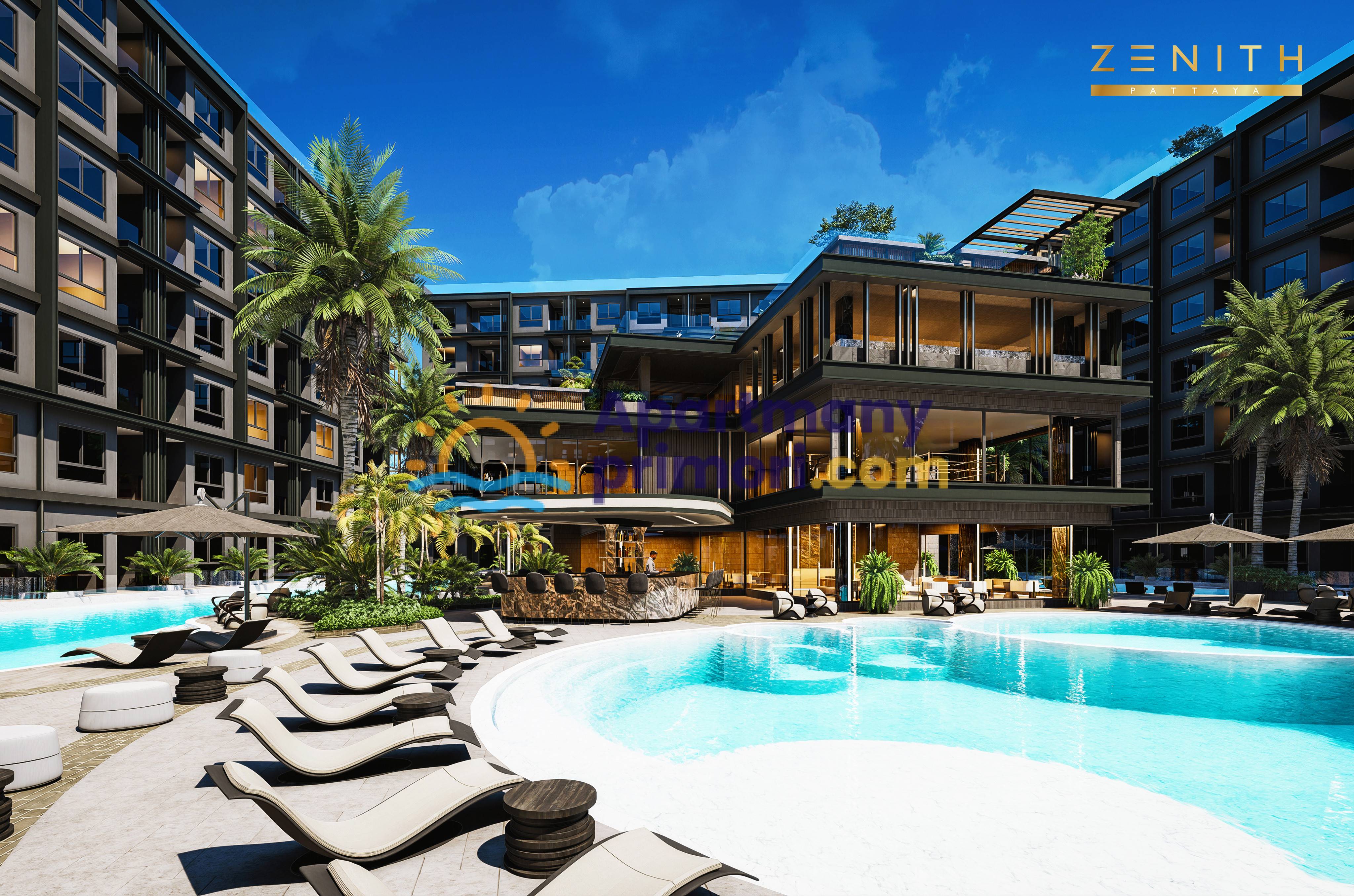 Apartmánový komplex ZENITH PATTAYA, Thajsko